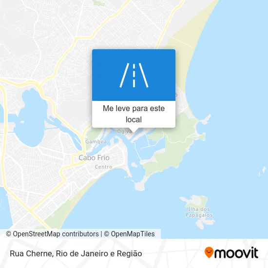 Rua Cherne mapa