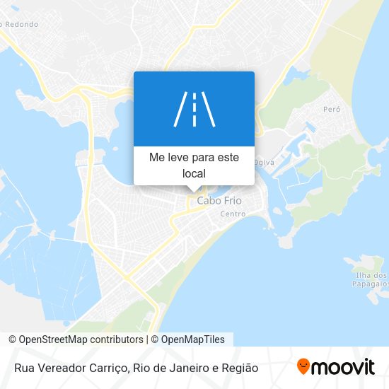 Rua Vereador Carriço mapa
