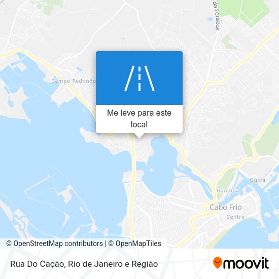 Rua Do Cação mapa