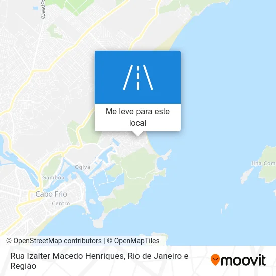 Rua Izalter Macedo Henriques mapa