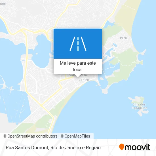 Rua Santos Dumont mapa