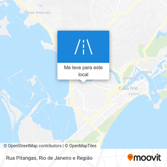 Rua Pitangas mapa