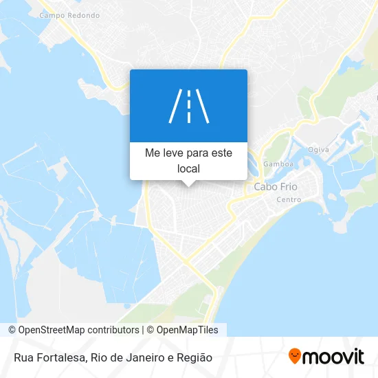 Rua Fortalesa mapa
