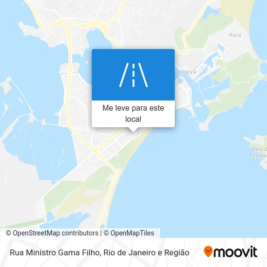 Rua Ministro Gama Filho mapa
