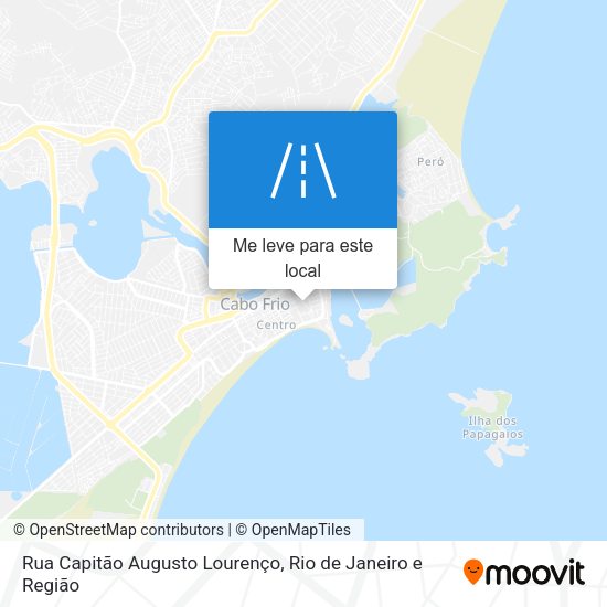 Rua Capitão Augusto Lourenço mapa