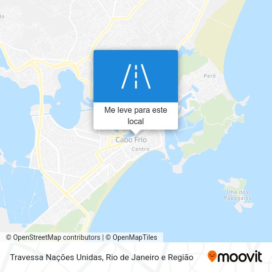 Travessa Nações Unidas mapa