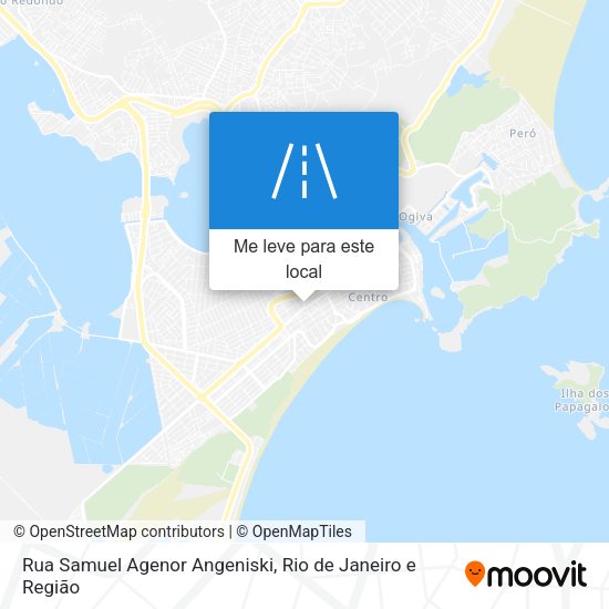 Rua Samuel Agenor Angeniski mapa