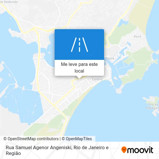 Rua Samuel Agenor Angeniski mapa