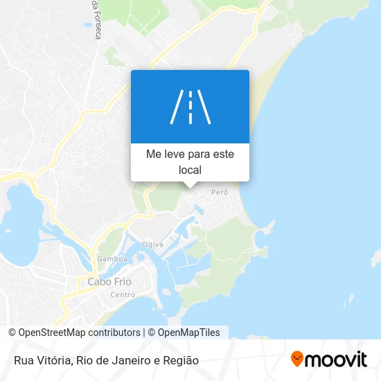 Rua Vitória mapa