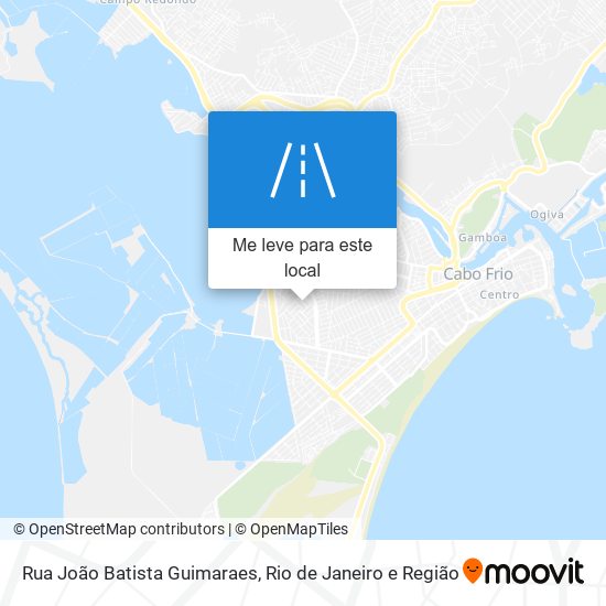 Rua João Batista Guimaraes mapa