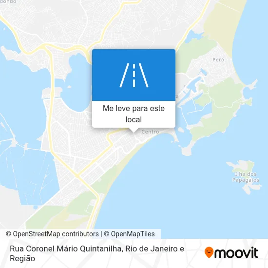 Rua Coronel Mário Quintanilha mapa