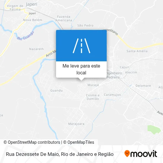 Rua Dezessete De Maio mapa