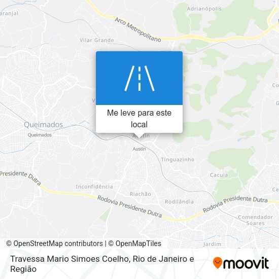 Travessa Mario Simoes Coelho mapa
