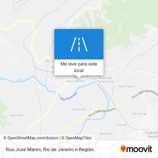 Rua Jose Marini mapa