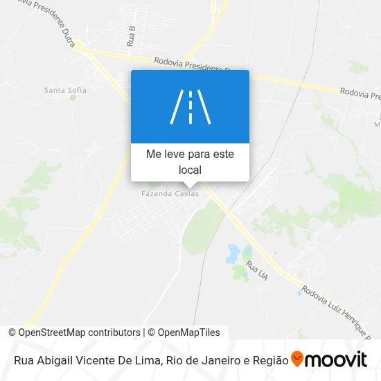 Rua Abigail Vicente De Lima mapa