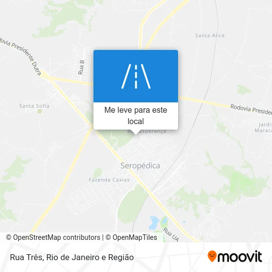 Rua Três mapa
