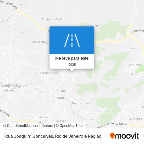 Rua Joaquim Goncalves mapa