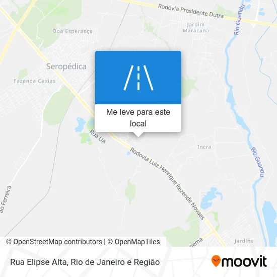 Rua Elipse Alta mapa