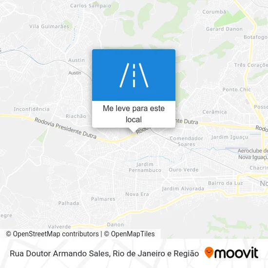 Rua Doutor Armando Sales mapa