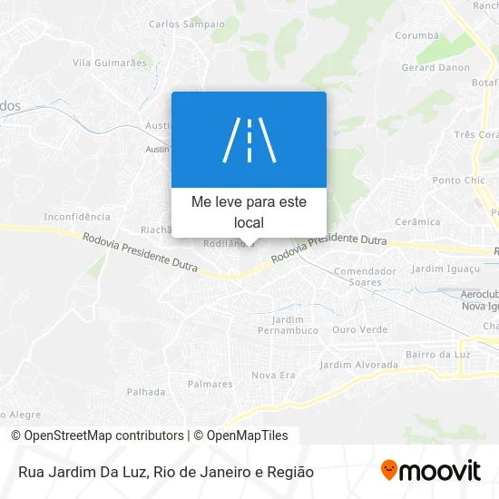Rua Jardim Da Luz mapa