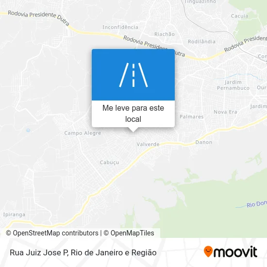 Rua Juiz Jose P mapa