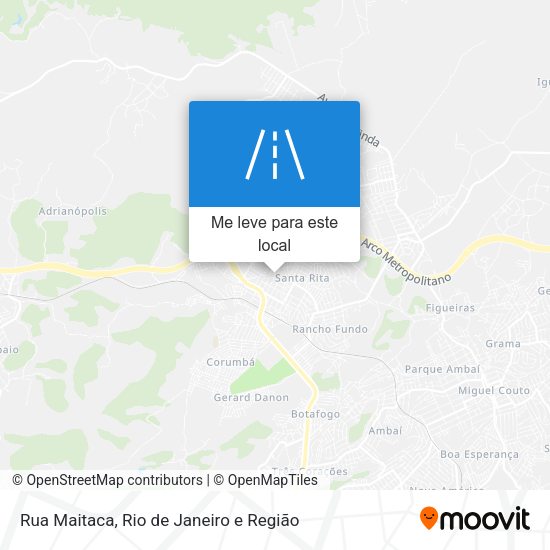 Rua Maitaca mapa