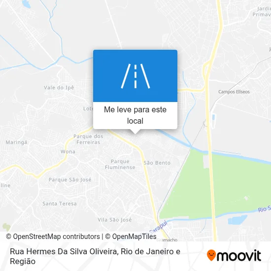 Rua Hermes Da Silva Oliveira mapa