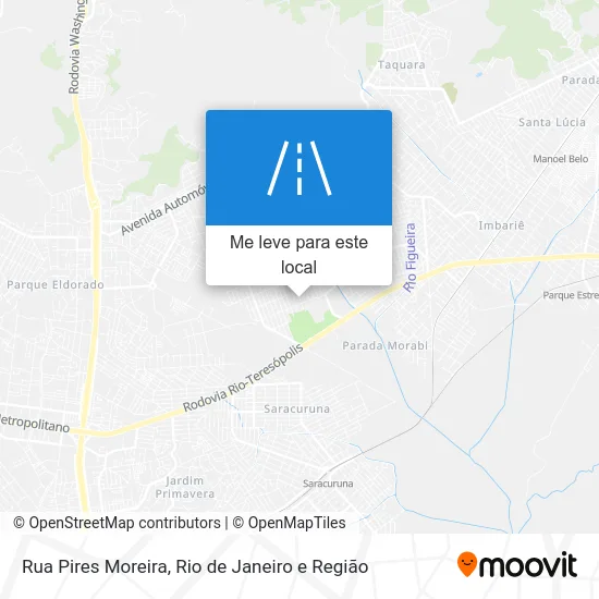 Rua Pires Moreira mapa