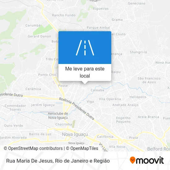 Rua Maria De Jesus mapa