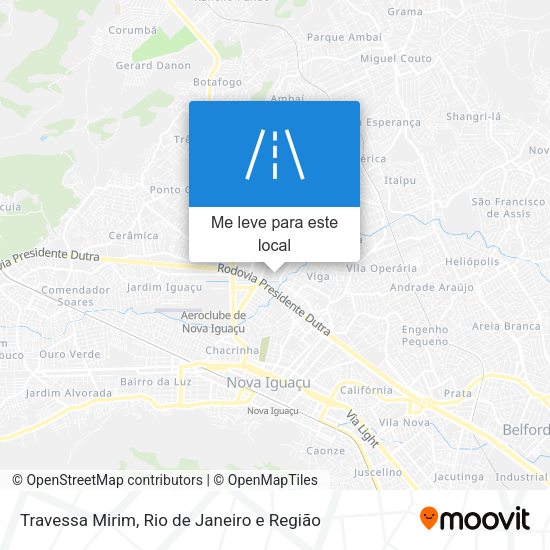 Travessa Mirim mapa