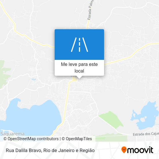 Rua Dalila Bravo mapa