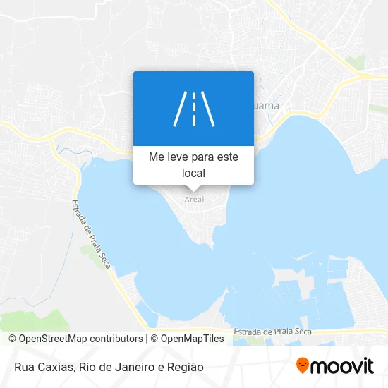 Rua Caxias mapa