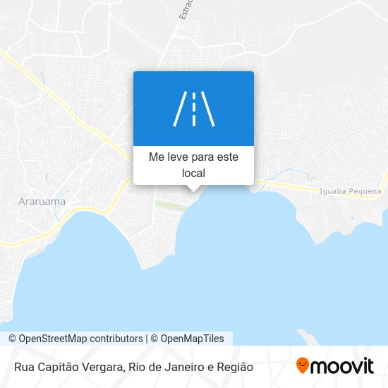 Rua Capitão Vergara mapa