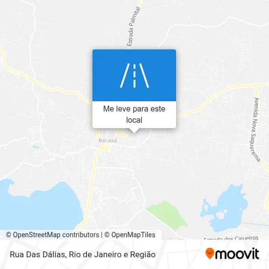 Rua Das Dálias mapa