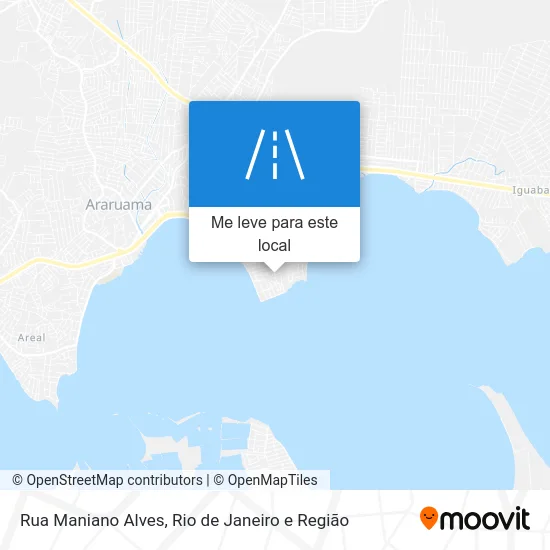 Rua Maniano Alves mapa