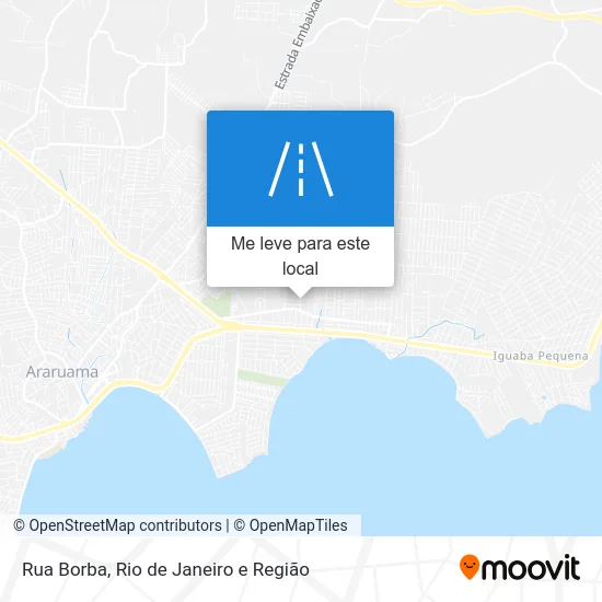 Rua Borba mapa