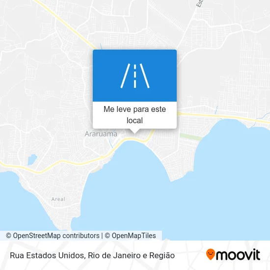 Rua Estados Unidos mapa