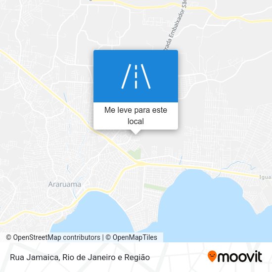 Rua Jamaica mapa