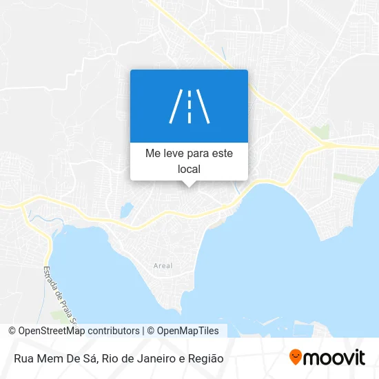 Rua Mem De Sá mapa