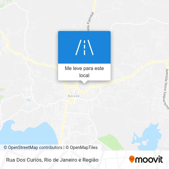 Rua Dos Curiós mapa
