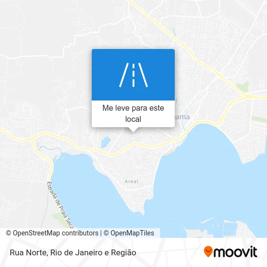 Rua Norte mapa