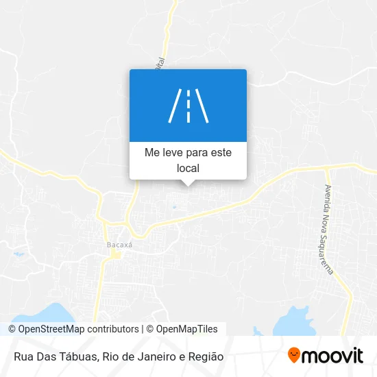 Rua Das Tábuas mapa