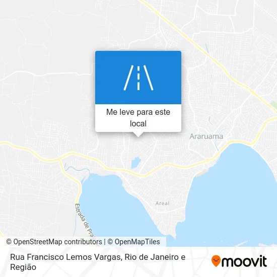 Rua Francisco Lemos Vargas mapa