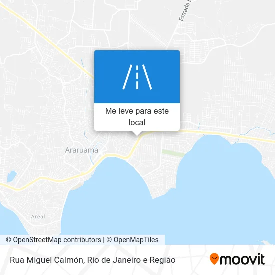 Rua Miguel Calmón mapa