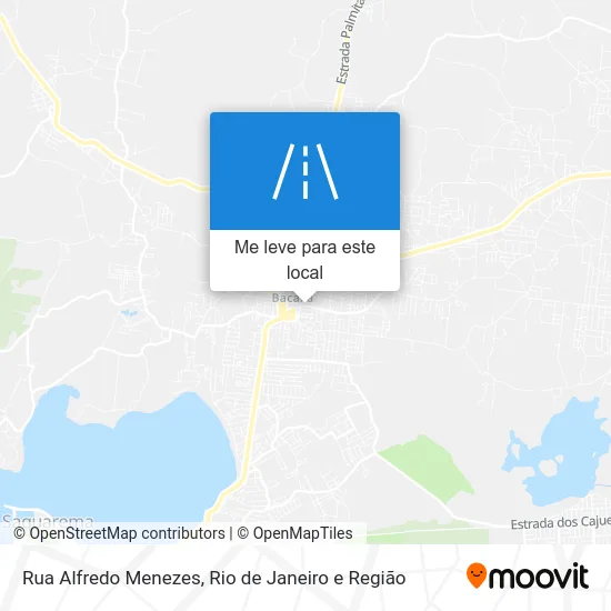 Rua Alfredo Menezes mapa