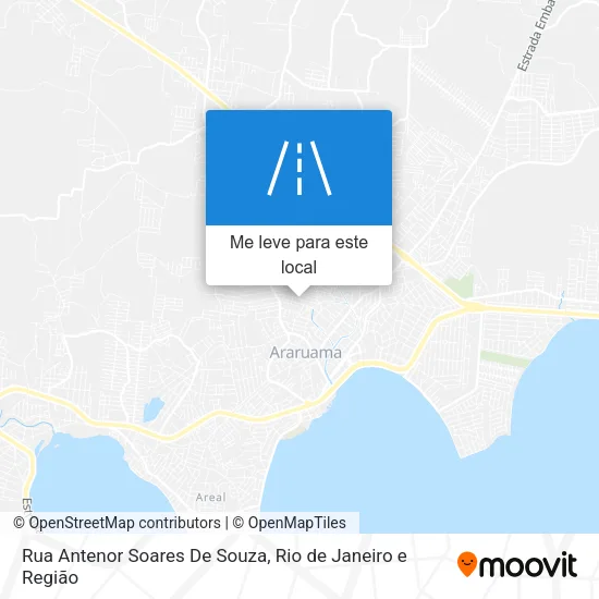 Rua Antenor Soares De Souza mapa