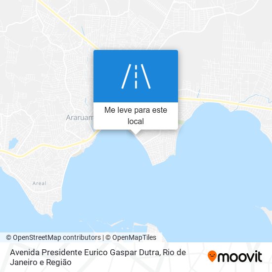 Avenida Presidente Eurico Gaspar Dutra mapa