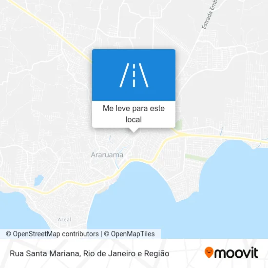 Rua Santa Mariana mapa