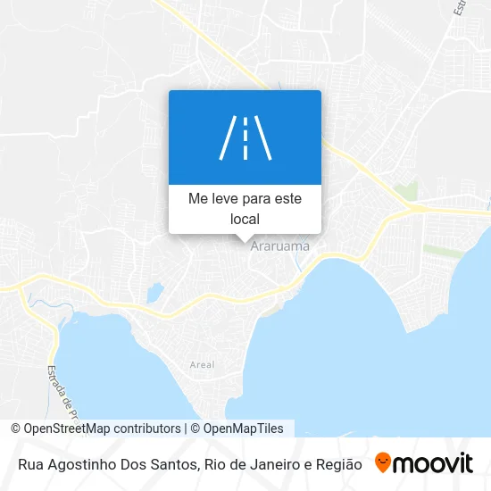 Rua Agostinho Dos Santos mapa
