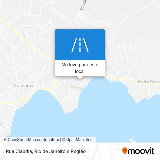 Rua Claudia mapa